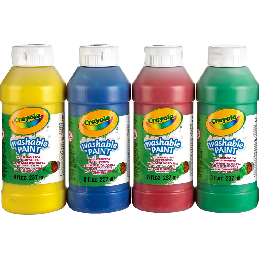 4ct 237 ml Washable Paint
