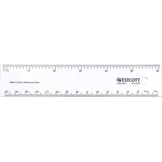 15cm/6? ? 1/16? & mm Scales / 
15cm/6 po ? 1/16 po et mm