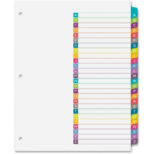 11844 READY INDEX ARCHED TABS LASER/INKJET CONTEMPORARY, A-Z