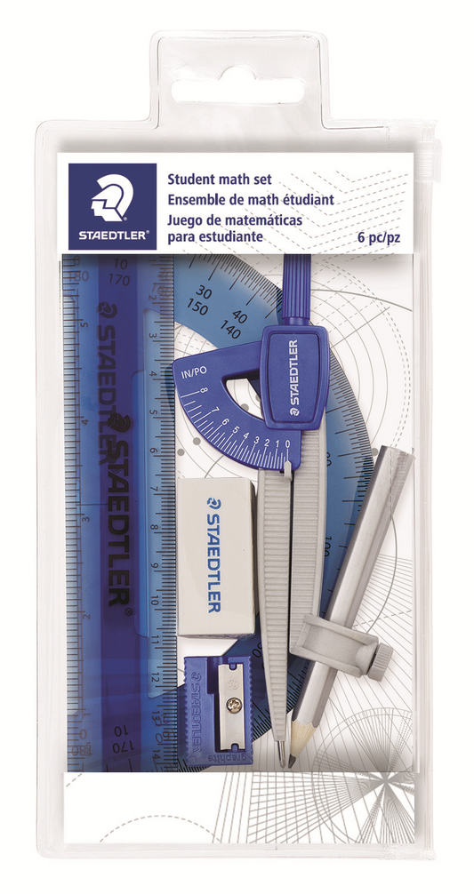 557-50-WP6 STAEDTLER-Mars Limited GEOMETRY 6 PCE ASST CARD