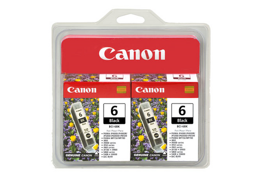 BCI-6 BK Twin Ink Value Pack