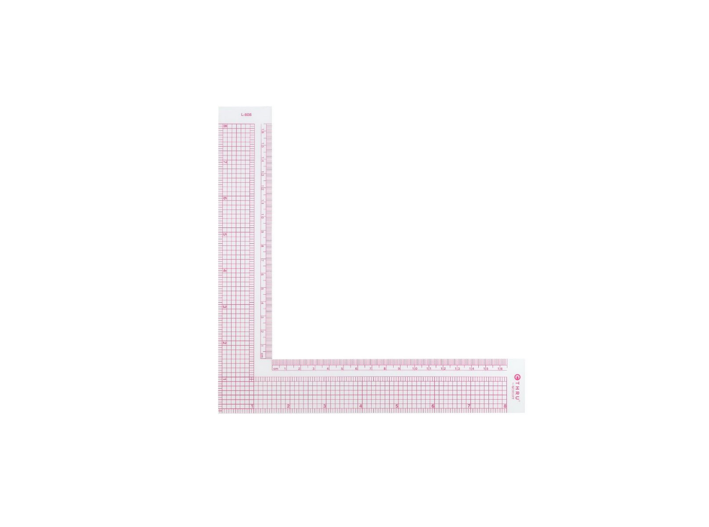 L-Square, Inch/Metric, 17cm / 8??querre en L, 17cm/ 8 po