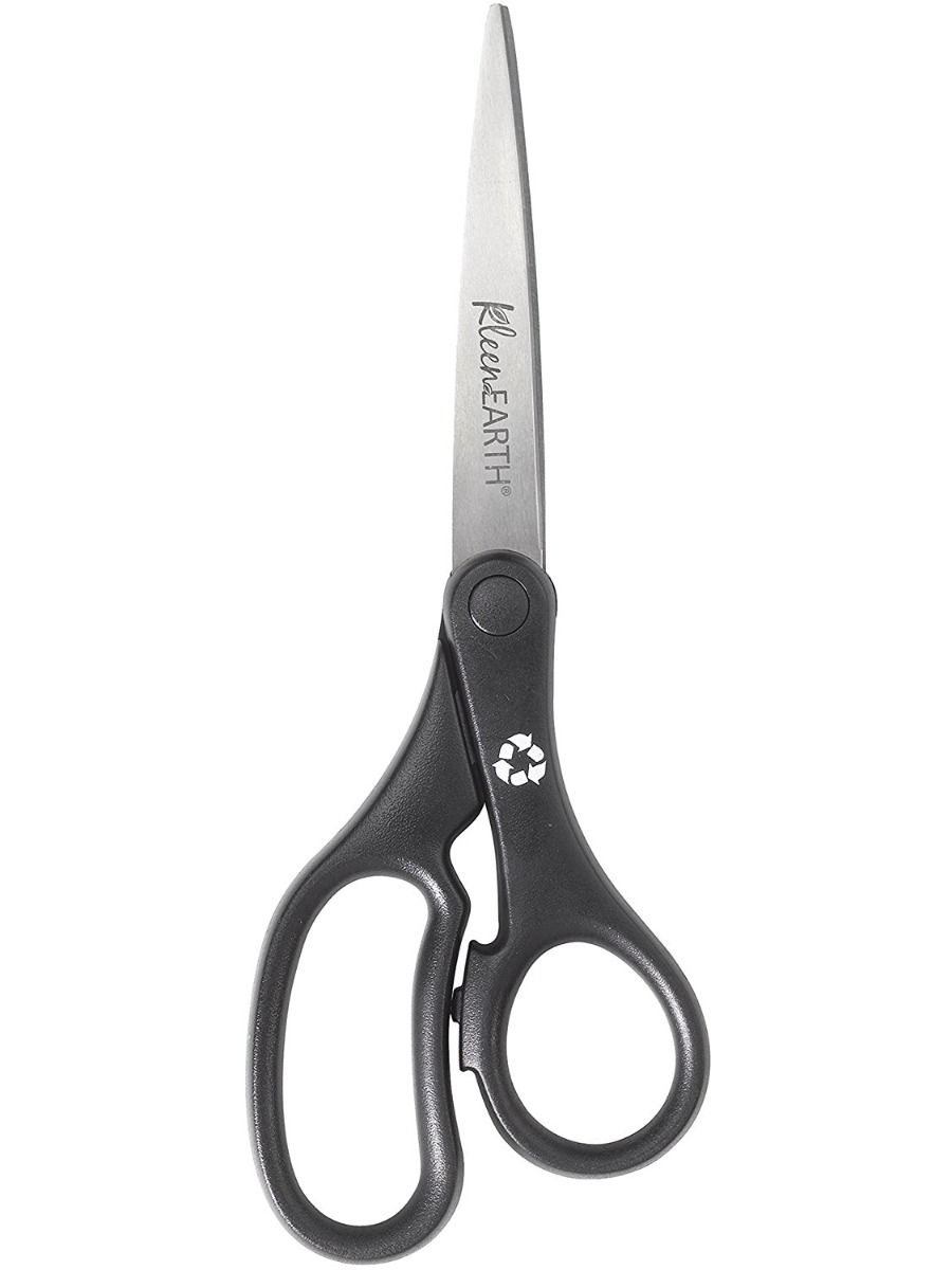 KleenEarth? 8? Straight Basic Black Handle Scissors / Ciseaux Ciseaux ? prise droite de base KleenEarth?, 8 po ? noir