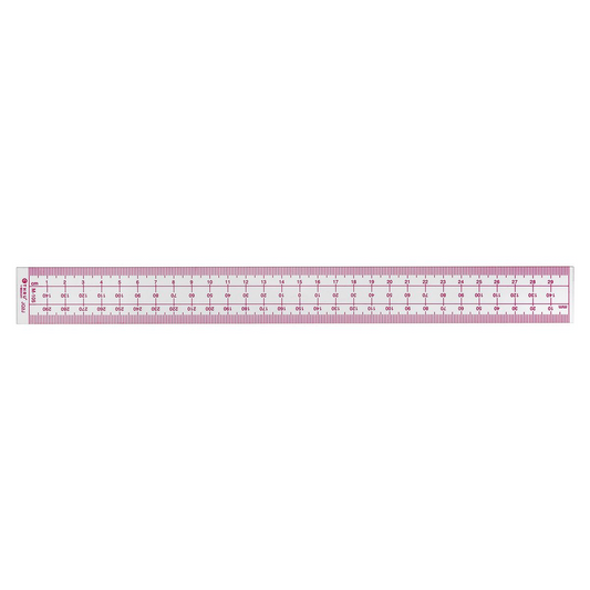 30cm Transparent Zero Centering Metric Grid Ruler
Grille m?trique transparente de 30 cm centr?e sur z?ro