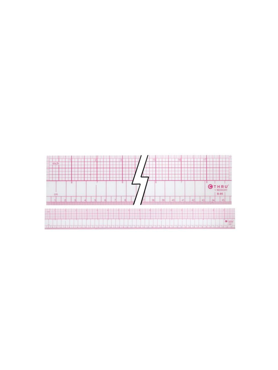 Inch/Metric Bevelled Ruler 18?
R?gle biseau m?trique/imp?riale, 18 po