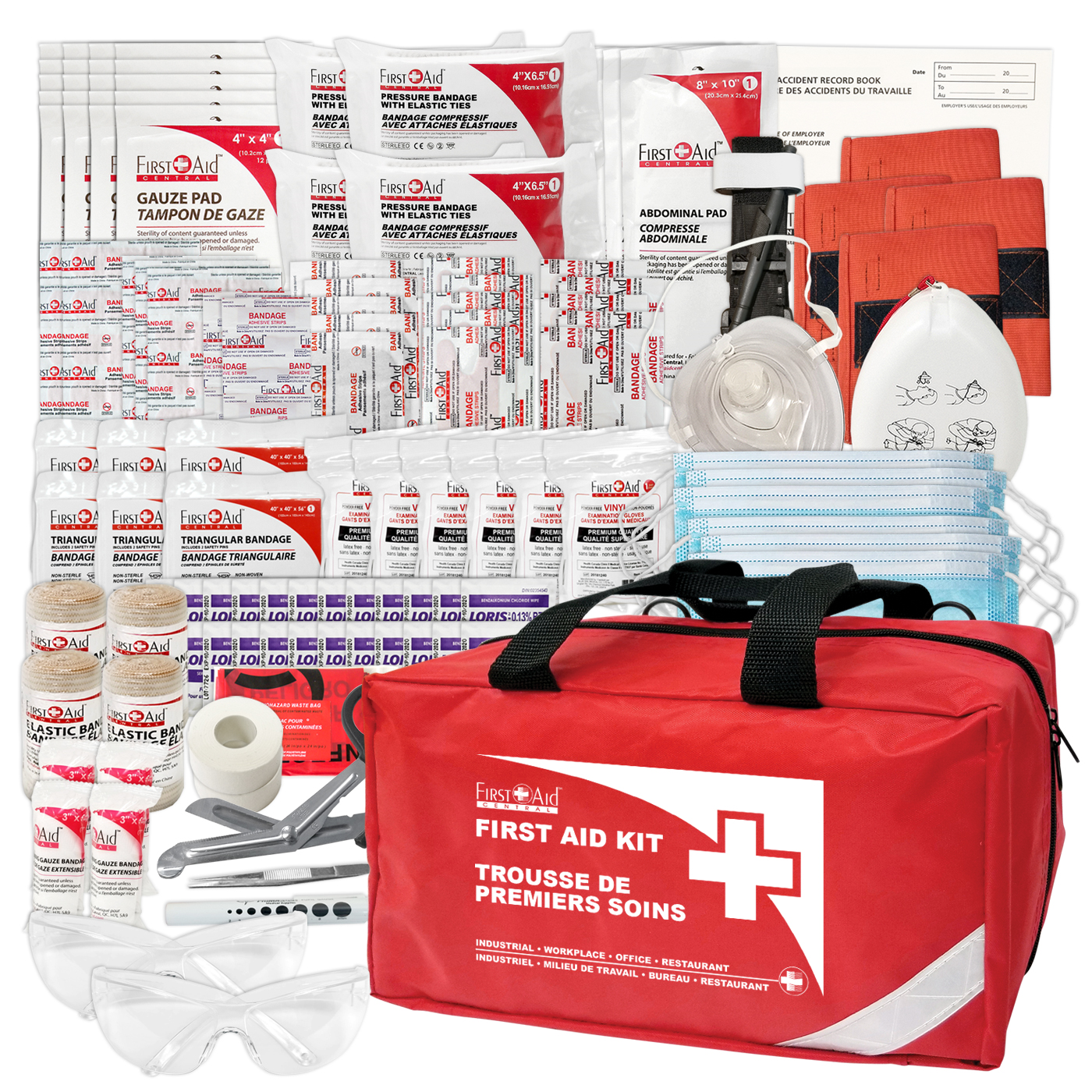 British Columbia Level 3 First Aid Kit in a Nylon Case