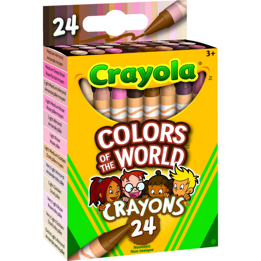 24 Colors of the World Crayons