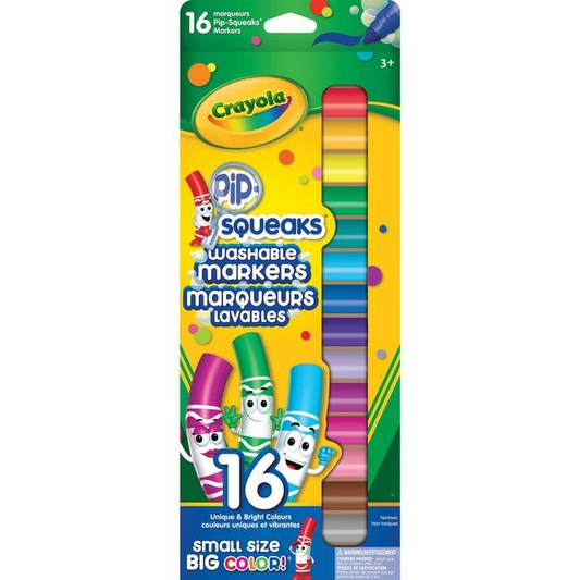 16 Pip?Squeaks Broad Line Wash. Markers