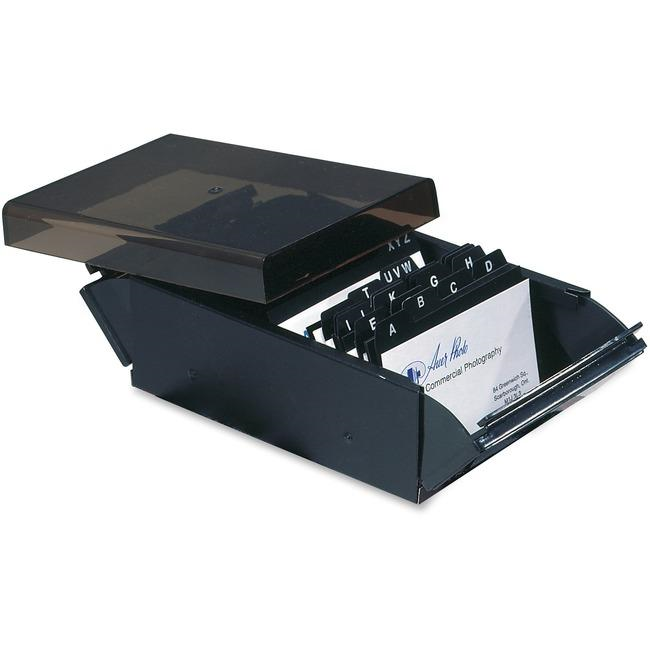 Business Card File ? Holds 400 Cards / 
Classeur pour 400 cartes professionnelles