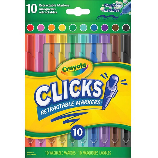 10 Clicks Retractable Markers