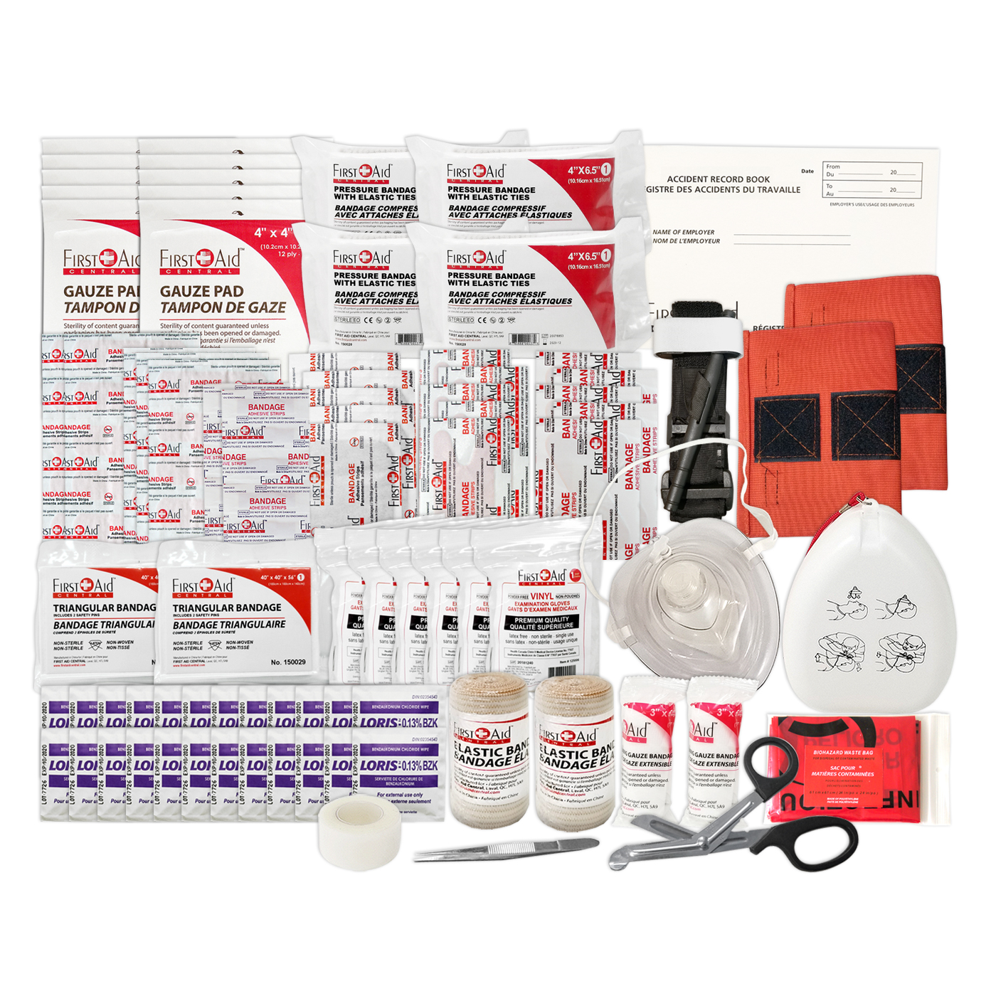 British Columbia Level 1 First Aid Kit Refill