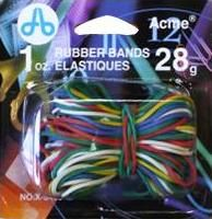 Elastic Bands 1 oz./28 g. - Assorted Colours / 
?lastiques ? 1 oz/28 g - couleurs assorties